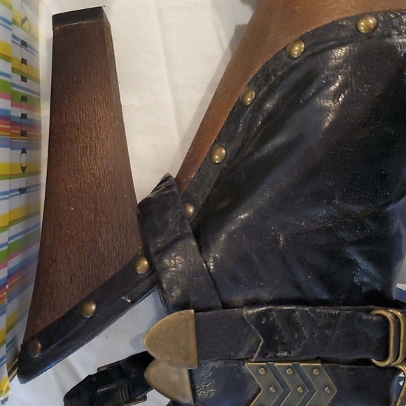 Sam Edelman Black Leather Fritz Wedge Size 9 - Picture 3 of 15